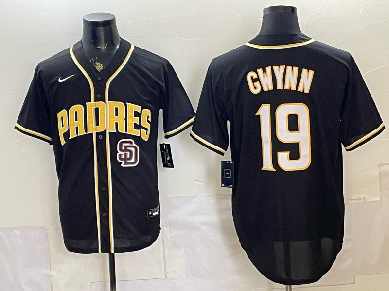 Men San Diego Padres #19 Gwynn  black Nike 2026 MLB Jersey 0528003